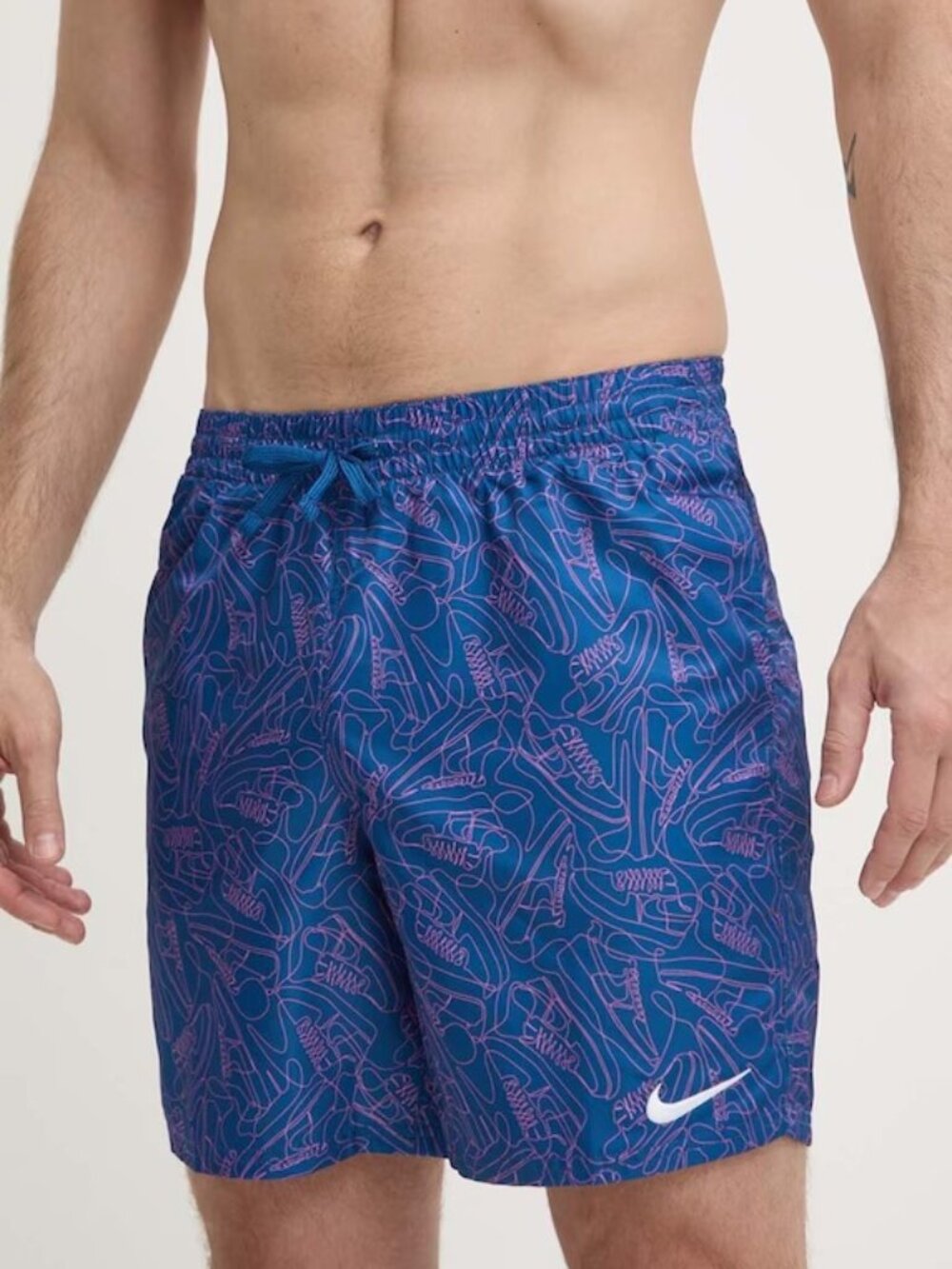 *NWT Nike Men's Swim Men's Sneakers '7 Volley Short - Blue/Purple